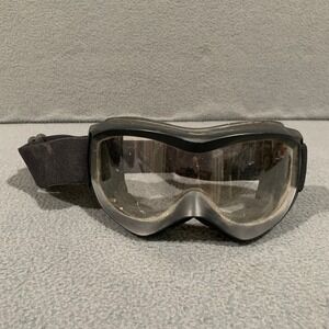 Coleman Ski Snow ATV Riding Goggles‎ Black Clear Lens Adjustable Strap Adult